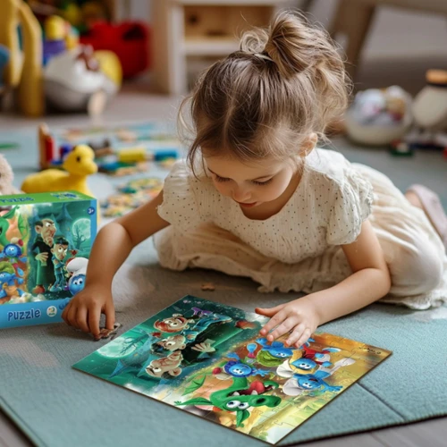 Puzzle Dodo Smurfii, Animalul de companie – dragon, 60 elemente cumpăra în Chișinau