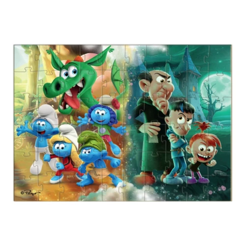 Puzzle Dodo Smurfii, Animalul de companie – dragon, 60 elemente cumpăra în Chișinau