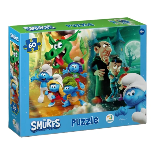 Puzzle Dodo Smurfii, Animalul de companie – dragon, 60 elemente cumpăra în Chișinau