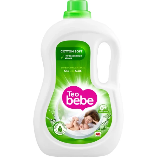 Жидкое моющее средство Teo Bebe Cotton Soft Aloe Vera, 2200 мл купить в Кишиневе