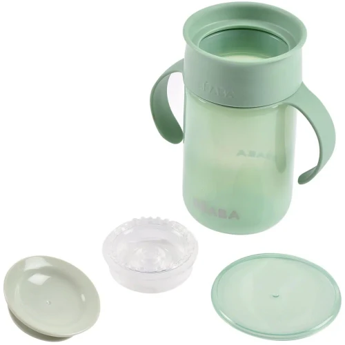 Обучающий поильник Beaba 12+ мес 340 мл Sage Green купить в Кишиневе