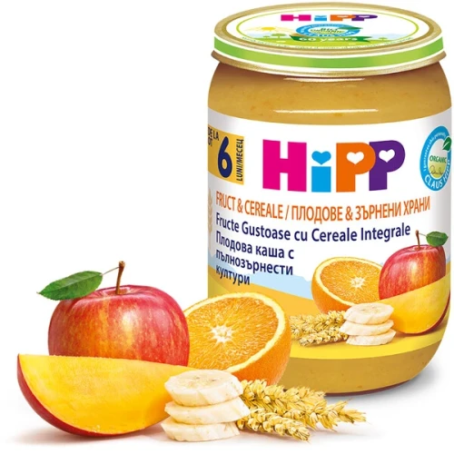 Piure HiPP Fructe și cereale integrale (6 luni+), 190 gr cumpăra în Chișinau