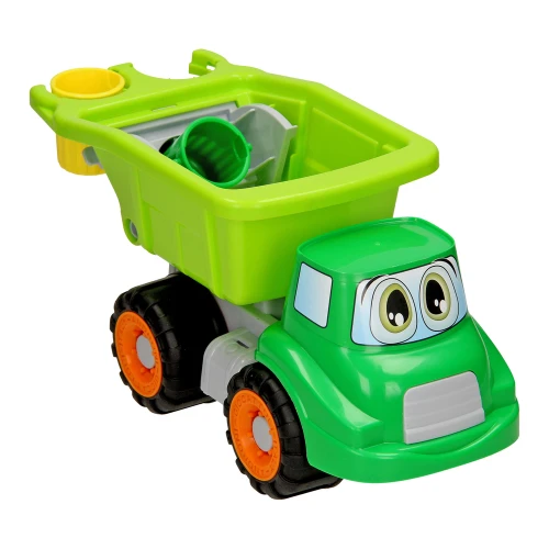 Грузовик для песка Androni Giocattoli Happy Trucks, мусоровоз, зелёный, 32 см купить в Кишиневе