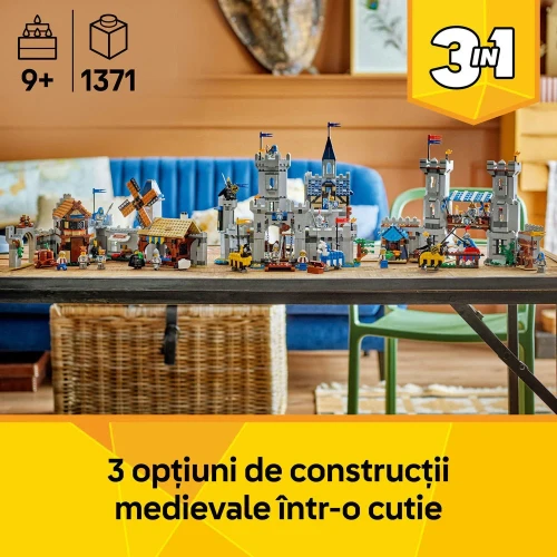 Set construcție Lego Creator Medieval Horse Knight Castle, 1371 elemente cumpăra în Chișinau