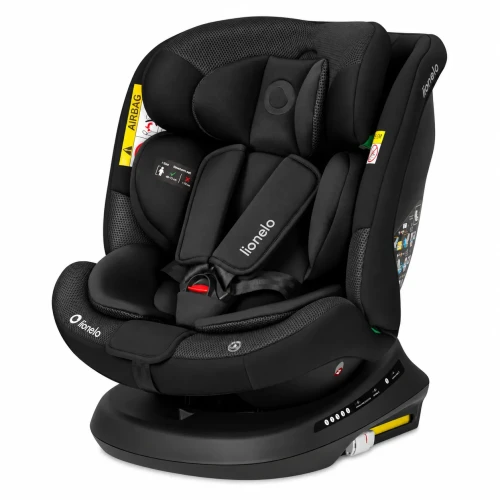 Scaun auto 40-150 cm (i-Size) Isofix Lionelo Bastiaan Plus Black Carbon, rotativ 360 cumpăra în Chișinau