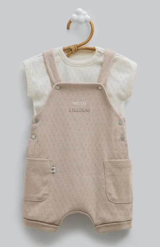 Salopetă Caramell Hello Boy Brown & Ivory (3-6L) cumpăra în Chișinau