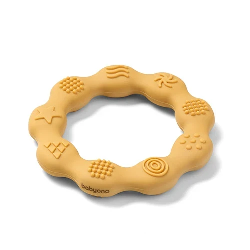 Inel gingival BabyOno Ring Yellow cumpăra în Chișinau