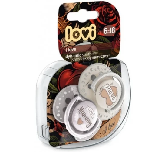 Suzeta dinamica din silicon Lovi Botanic (6-18 luni) 2 buc. cumpăra în Chișinau