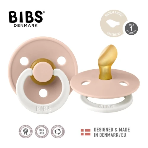 Suzetă anatomică din latex Bibs Colour Blush Night, mărimea S (0-6 luni) cumpăra în Chișinau