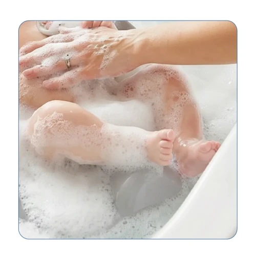 Suport pentru baie BabyJem Soft Touch, Soft Grey cumpăra în Chișinau