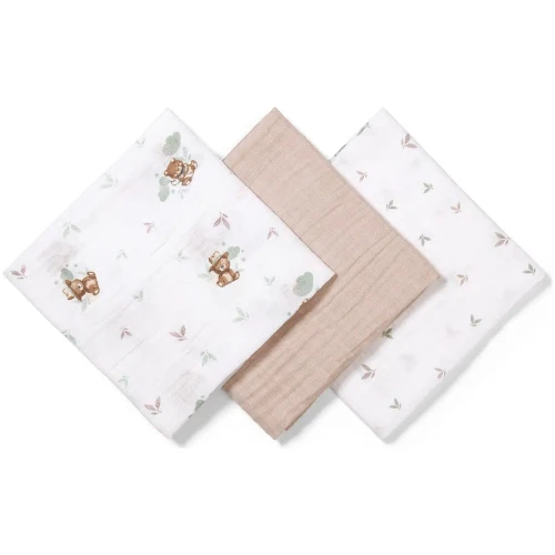 Пелёнки из муслина BabyOno Extra Soft Beige (70x70 см), 3 шт. купить в Кишиневе