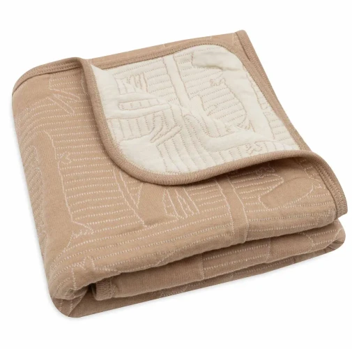 Păturică Jollein Jungle Jambo Biscuit/Oatmeal, 75x100 cm cumpăra în Chișinau
