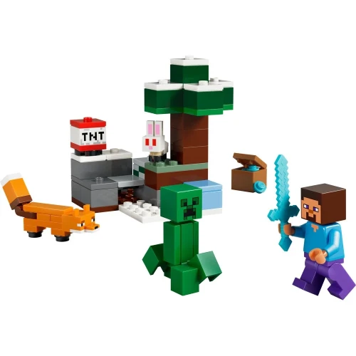 Set construcție Lego Minecraft Steve's Taiga Adventure, 79 elemente cumpăra în Chișinau