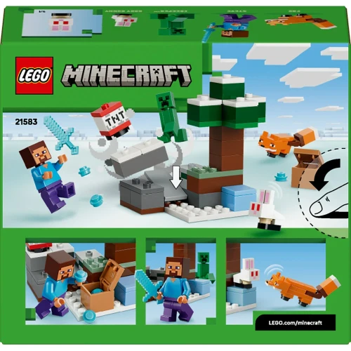 Set construcție Lego Minecraft Steve's Taiga Adventure, 79 elemente cumpăra în Chișinau