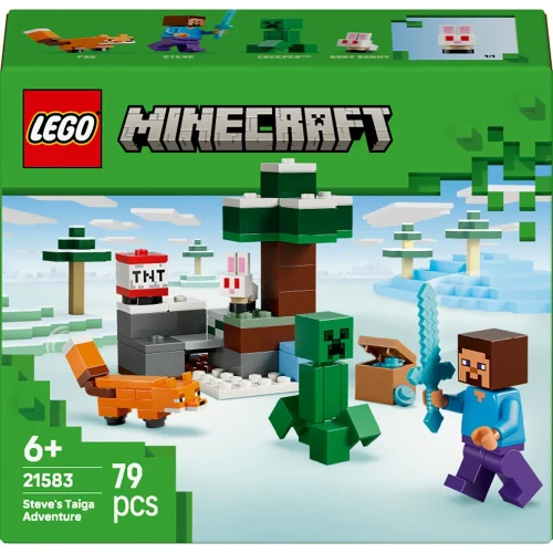 Set construcție Lego Minecraft Steve's Taiga Adventure, 79 elemente cumpăra în Chișinau