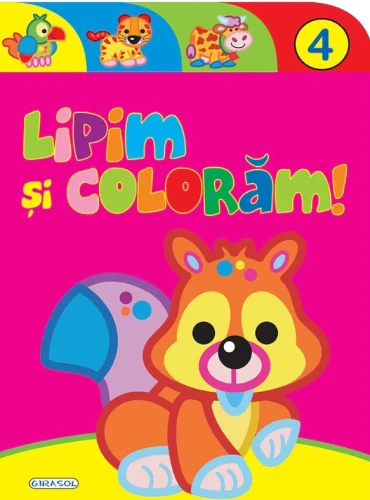 Carte de colorat Lipim și colorăm! 4 cumpăra în Chișinau
