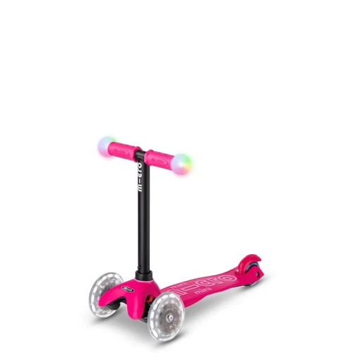 Trotinetă Micro Mini2Grow Deluxe Magic LED Pink cumpăra în Chișinau