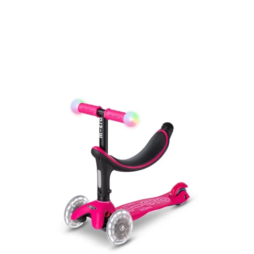 Trotinetă Micro Mini2Grow Deluxe Magic LED Pink cumpăra în Chișinau