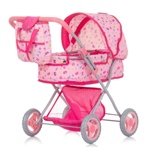 Cărucior pentru păpuși Chipolino Dora Butterflies Pink cumpăra în Chișinau