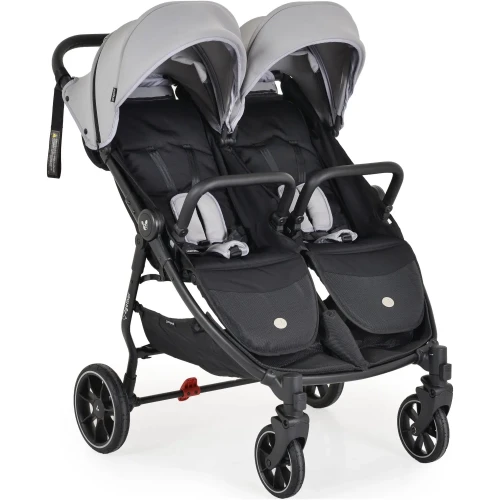 Carucior de plimbare pentru gemeni Moni 2Gether Ultimate Grey cumpăra în Chișinau