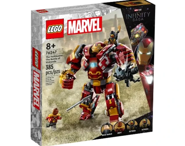 Set de constructie Lego Marvel The Hulkbuster: The Battle of Wakanda , 385 elemente cumpăra în Chișinau