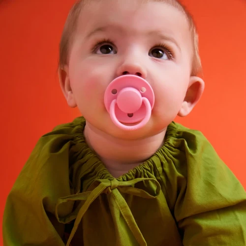 Круглые силиконовые соски Bibs De Lux Pink & Tango (0-36 мес.), 2 шт. купить в Кишиневе