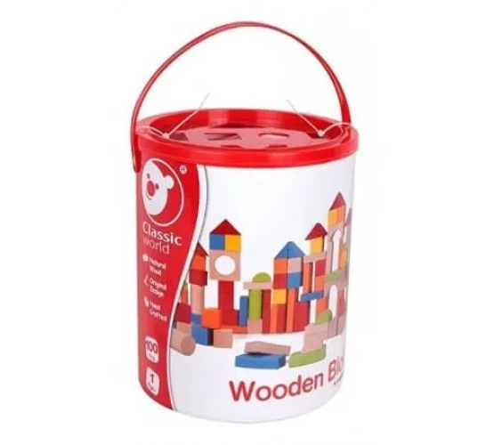 Constructor din lemn  Classic World (100 el.) cumpăra în Chișinau