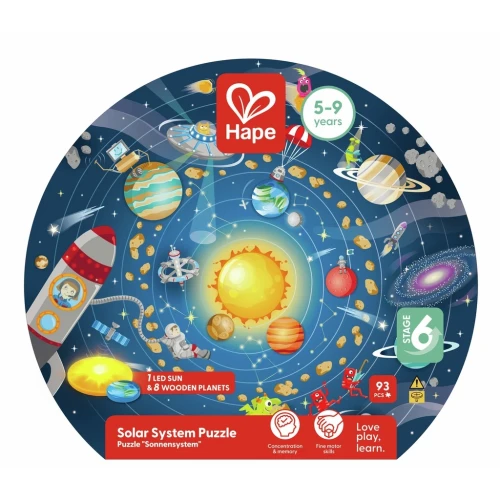 Puzzle Hape Planeta Solară, 93 elemente cumpăra în Chișinau