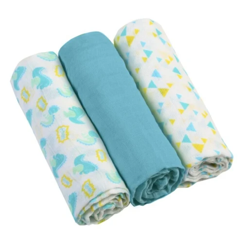 Pelinci din muselină BabyOno Albastru (70x70 cm), 3 buc cumpăra în Chișinau