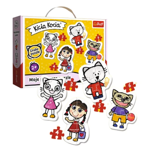 Обучающий пазл Toys Outlet 3 котёнка: 4 в 1, 18 элементов купить в Кишиневе