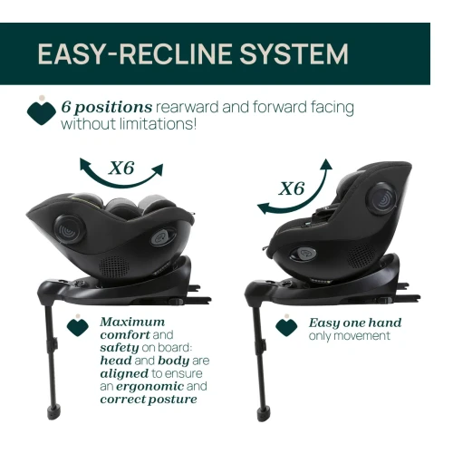 Scaun auto 40-105 cm (i-Size) Isofix Chicco Seat 105 Posh Black, rotativ 90 cumpăra în Chișinau