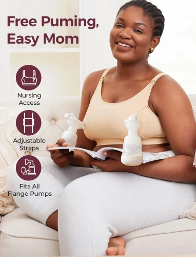Бюстгальтер для сцеживания Momcozy hands-free Skin, размер XXL купить в Кишиневе