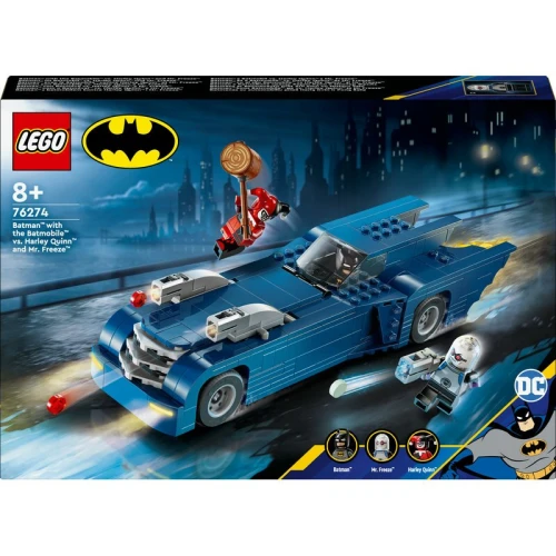 Set construcție Lego Batman with the Batmobile vs. Harley Quinn and Mr. Freeze, 435 elemente cumpăra în Chișinau