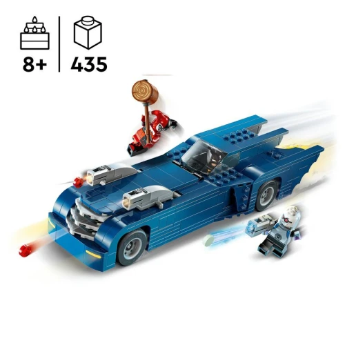 Set construcție Lego Batman with the Batmobile vs. Harley Quinn and Mr. Freeze, 435 elemente cumpăra în Chișinau