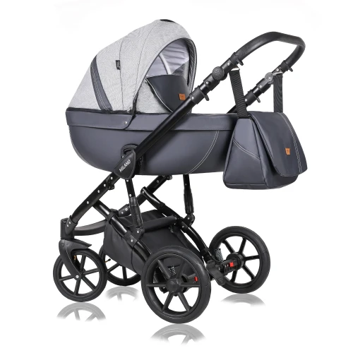 Cărucior 2 in 1 Quali Milano M2 Grey/Blue cumpăra în Chișinau