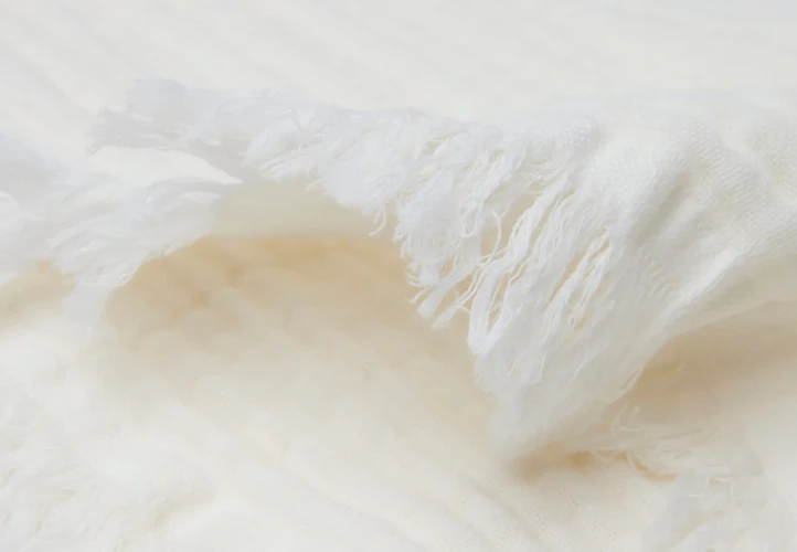 Păturică Jollein Muslin Fringe Ivory, 120x120 cm cumpăra în Chișinau