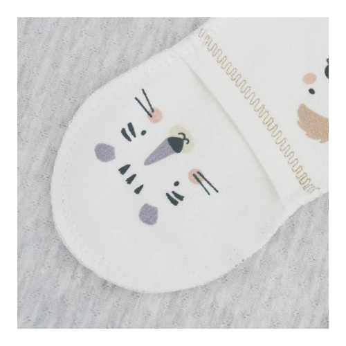 Комбинезон для малыша Minikin Happy Baby, молочный с мордочками, р.62 купить в Кишиневе