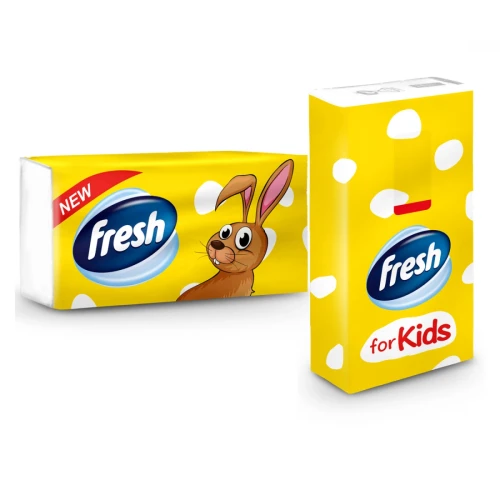 Сухие салфетки Fresh Extra Kids (3 слоя), 6x10 шт. купить в Кишиневе