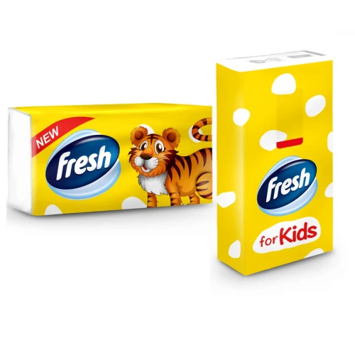 Сухие салфетки Fresh Extra Kids (3 слоя), 6x10 шт. купить в Кишиневе