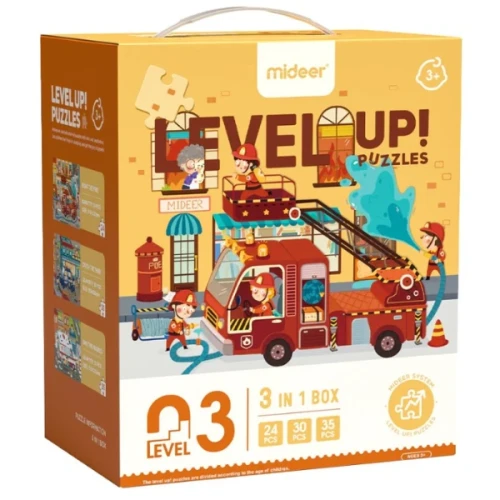 Puzzle Mideer Busy Community Helpers, 89 elemente cumpăra în Chișinau