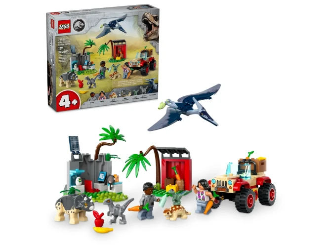 Set construcție LEGO Jurassic World Baby Dinosaur Rescue Center, 139 elemente cumpăra în Chișinau