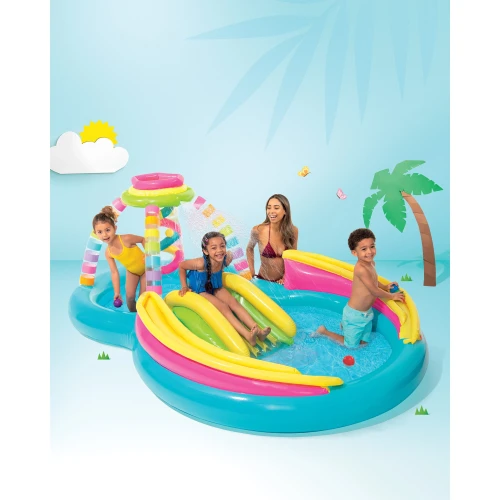 Bazin pentru copii Intex Rainbow, 374 litri cumpăra în Chișinau