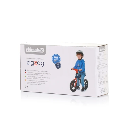 Bicicleta fără pedale Chipolino Zig Zag White & Black cumpăra în Chișinau