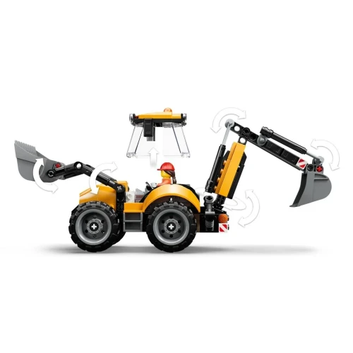 Set construcție Lego City Backhoe Loader, 301 elemente cumpăra în Chișinau