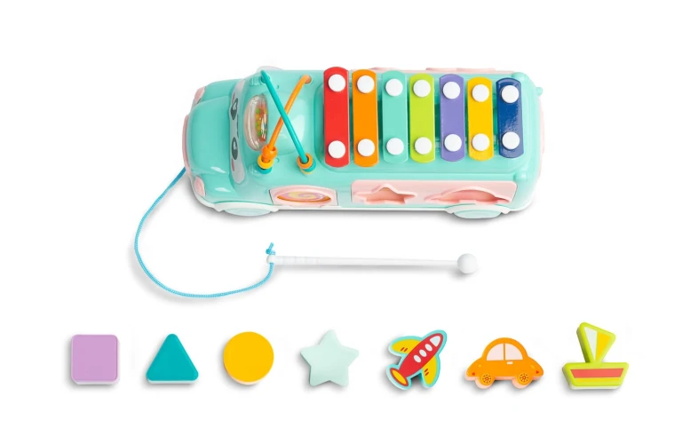 Jucărie de sortare Huanger Xilofon Buss Blue cumpăra în Chișinau