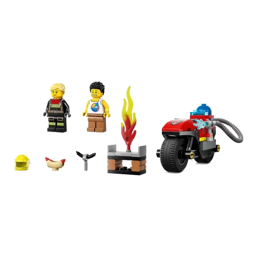 Конструктор Lego City Fire Rescue Motorcycle 60410, 57 элементов купить в Кишиневе