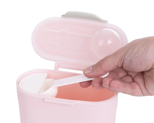 Dozator lapte praf cu lingurița KikkaBoo Pink, 130g cumpăra în Chișinau