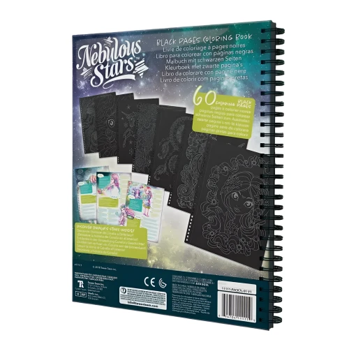 Набор для рисования Nebulous Stars Книга для раскрашивания с черными страницами купить в Кишиневе