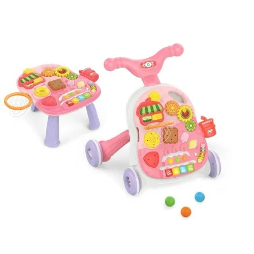 Ходунок 2 в 1 Kikkaboo Candy Party Pink купить в Кишиневе