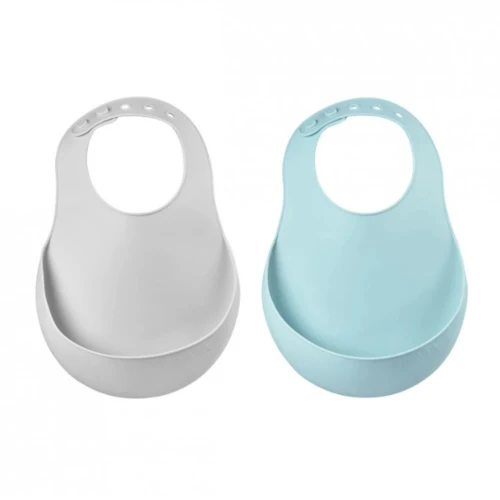 Bavetă din silicon Beaba Airy Green/Light Grey 2 buc cumpăra în Chișinau